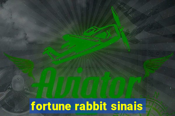 fortune rabbit sinais